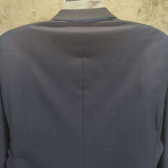 Paul Betenly Filarte Suit Jacket Mens 46R Blue Wool J-Aiden Sport Coat - Picture 13 of 15